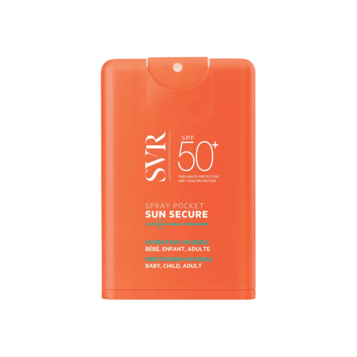 SVR	Sun Secure SPF50+ Moisturising Invisible Pocket Spray 20ml