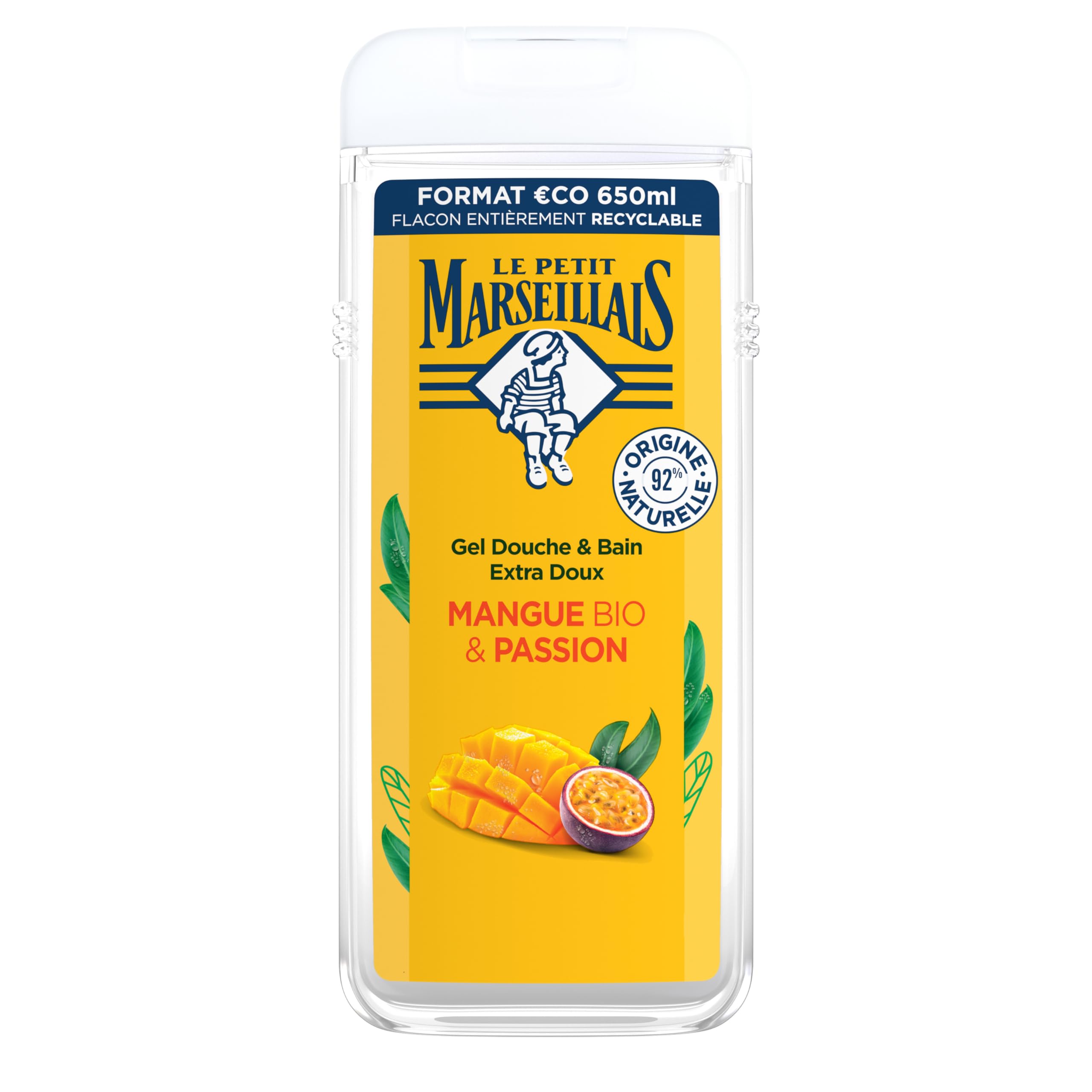 Le Petit Marseillais Extra Gentle Dušigeel Organic Mango & Passion 650ml